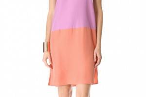 Tibi Colorblock Tank Dress