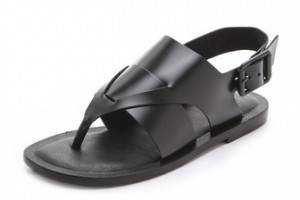 Tibi Declan Flat Sandals