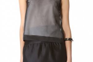 Tibi Duchess Satin Tank