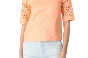 Tibi Pia Cutout Top