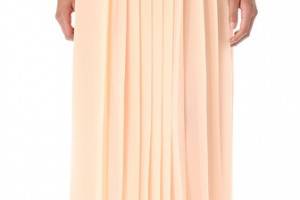 Tibi Pleated Maxi Skirt