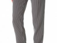 Tibi Stripe Pleated Pants