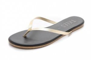 TKEES Pop Colors Metallic Flip Flops