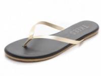 TKEES Pop Colors Metallic Flip Flops