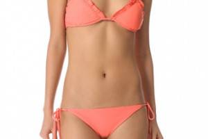 Tori Praver Swimwear Coco Triangle Bikini Top