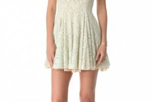 Torn by Ronny Kobo Crystal Lace Dress