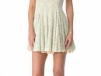 Torn by Ronny Kobo Crystal Lace Dress