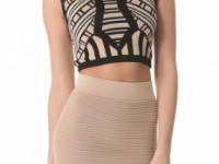 Torn by Ronny Kobo Nikita Mosaic Jacquard Top