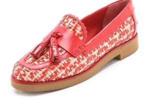 Tory Burch Careen Woven Loafers