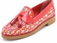 Tory Burch Careen Woven Loafers