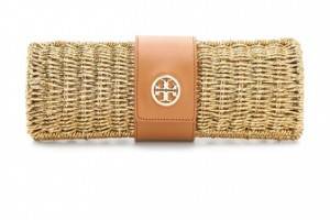 Tory Burch Chunky Straw Clutch