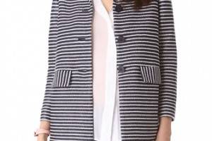 Tory Burch Elaina Raffia Coat