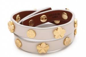 Tory Burch Flower Double Wrap Bracelet