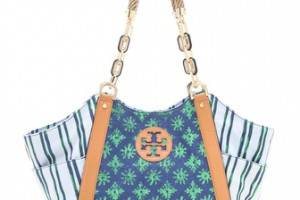 Tory Burch Karlya Mix Print Tote