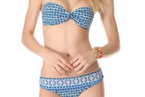 Tory Burch Moray Bandeau Bikini Top