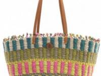 Tory Burch Multi Straw Tote