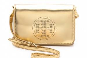 Tory Burch Perf Logo Clutch