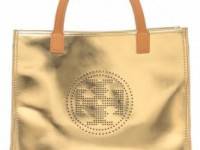 Tory Burch Perf Logo Small Tote