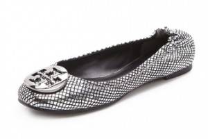 Tory Burch Reva Snake Flats