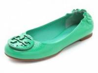 Tory Burch Reva Tumbled Patent Flats