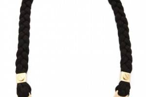 Tory Burch Screw Rivet Rope Necklace