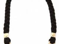 Tory Burch Screw Rivet Rope Necklace