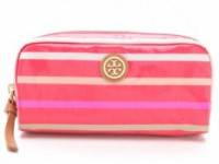 Tory Burch Striped EW Cosmetic Case