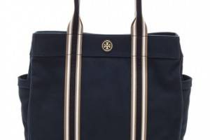 Tory Burch Striped Webbing Tote