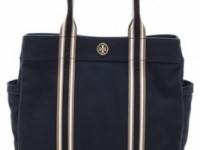 Tory Burch Striped Webbing Tote