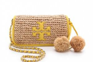 Tory Burch Thea Straw Mini Bag