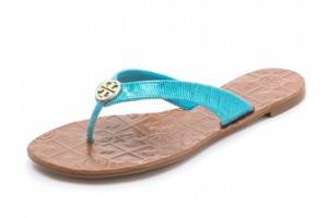 Tory Burch Thora Lizard Print Sandals