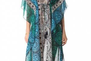 Tory Burch Tofino Long Caftan Cover Up