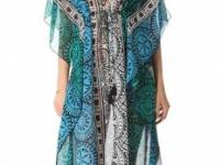 Tory Burch Tofino Long Caftan Cover Up