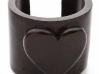 Tory Burch Wooden Heart Cuff