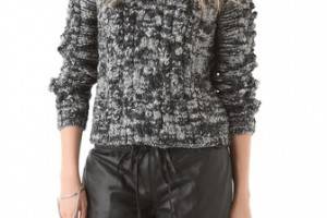 Tribune Standard Bauble Cable Crew Neck Sweater