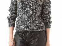 Tribune Standard Bauble Cable Crew Neck Sweater