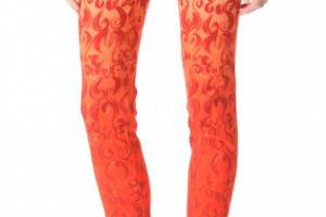 True Royal Printed Crop Pants