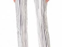 True Royal Striped Straight Leg Pants