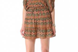 Tucker Gathered Panel Mini Dress