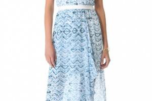 Twelfth St. by Cynthia Vincent Cross Front Maxi Dress