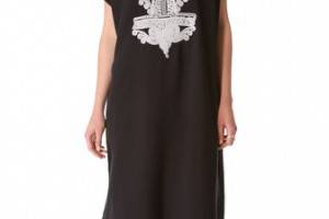 Twelfth St. by Cynthia Vincent Embellished Caftan Maxi Dress