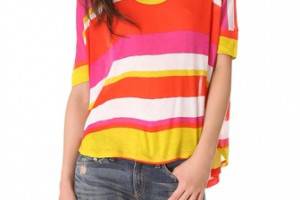 Velvet Wide Stripe Tee