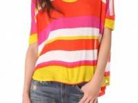 Velvet Wide Stripe Tee