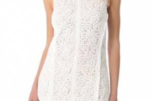 Vera Wang Collection Sleeveless Tank with Side Vents