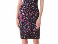 Versace Floral Devore Dress