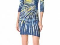 Versace Jersey Sunburst Dress