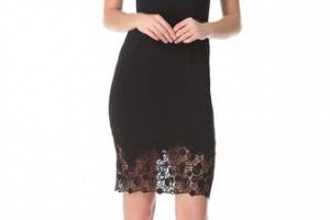 Versace Lace Edge Cocktail Dress