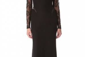 Versace Slash Evening Gown