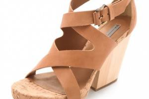 Vic Italy Cork Heel Sandals