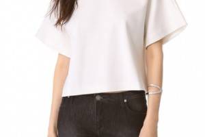 Victoria Beckham Boxy Cropped Top